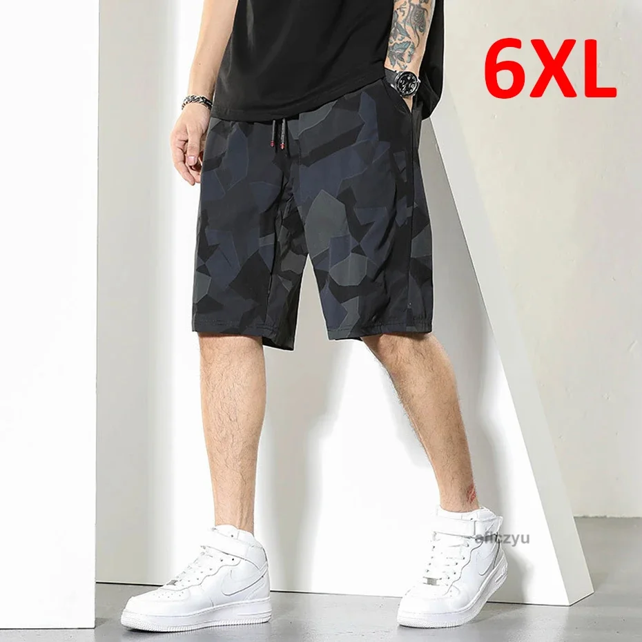

Summer Shorts Men Camouflage Short Pants Plus Size 6XL Fashion Casual Camo Male Big Bottom