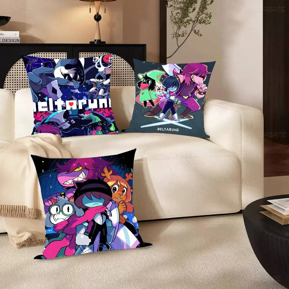 D-Deltarun Games anime Pillow Case Sofa Cushion Cover Room Home Decoration