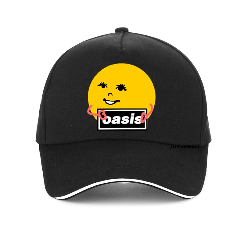 

smiley Oasis Letter Print men baseball cap Harajuku Fashion Hipster Cartoon snapback hats Summer Casual Men/women Dad hat