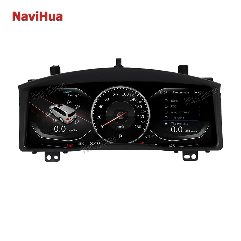 

For Toyota Land Cruiser LC200 2008 2020 Car Digital Cluster New LCD Dashboard Automotive Virtual Cockpit Automotive Speedometer