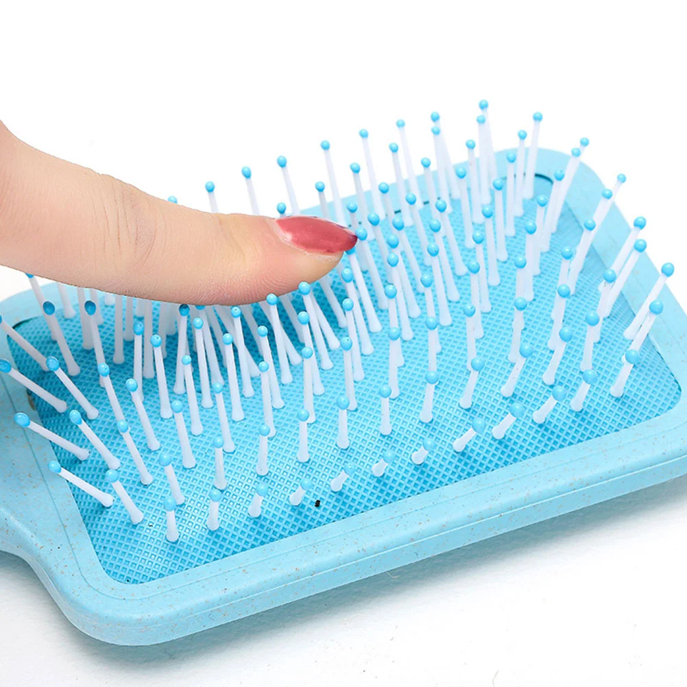 

Exquisite Color Spray Pattern Handle Massage Comb Airbag Large Board Curly Hair Brush Paddle Curls