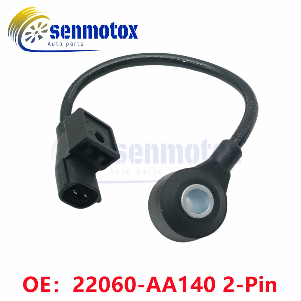 22060-AA140 Knock Sensor 22060AA140 2-Pin For Subaru Forester Impreza Legacy Outback WRX STI 2.5L Replace 32010630  75E7010-OYO