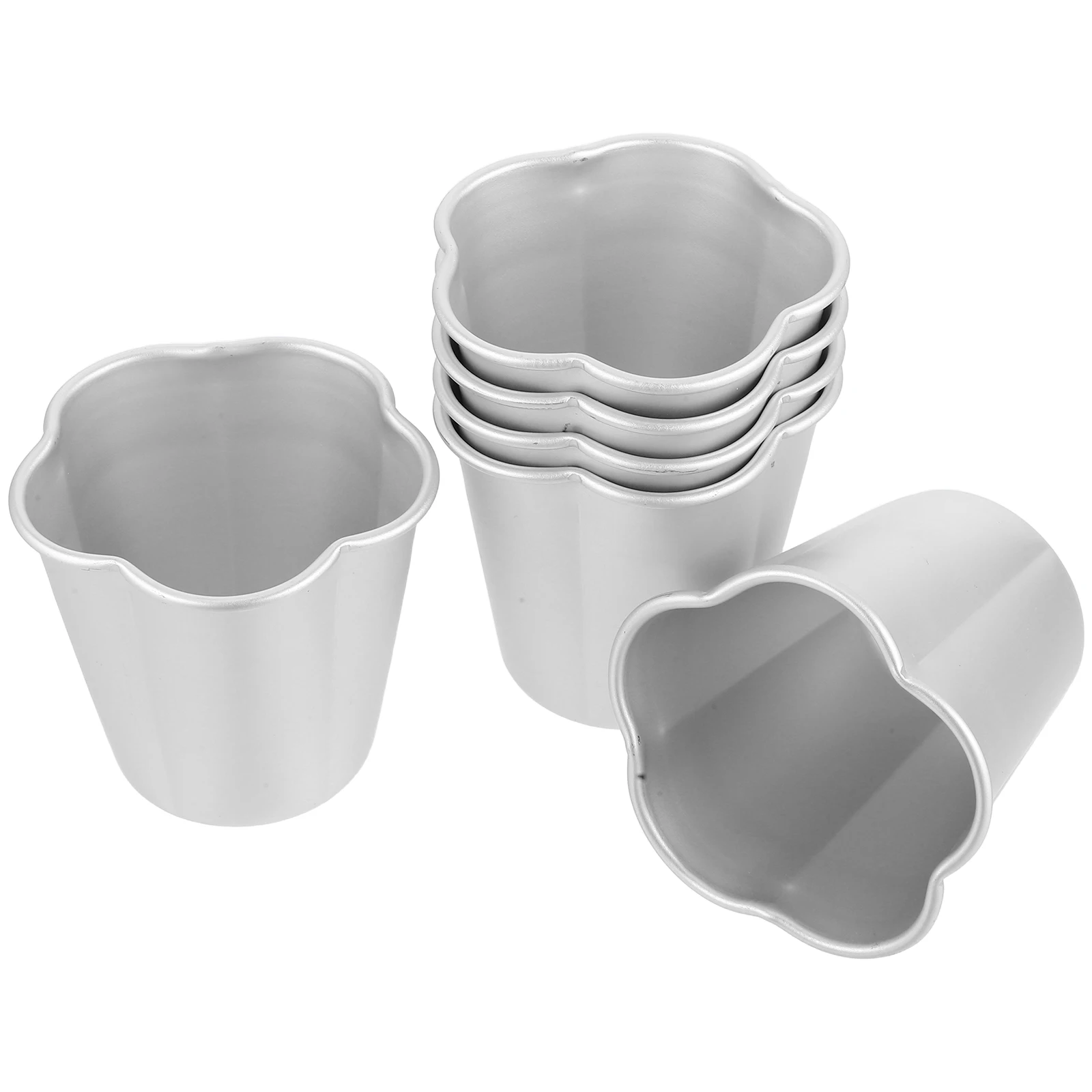 

6 Pcs Mini Cake Mold Baking Cupcake Pudding Molds Dessert for Jelly Mould Small Tart