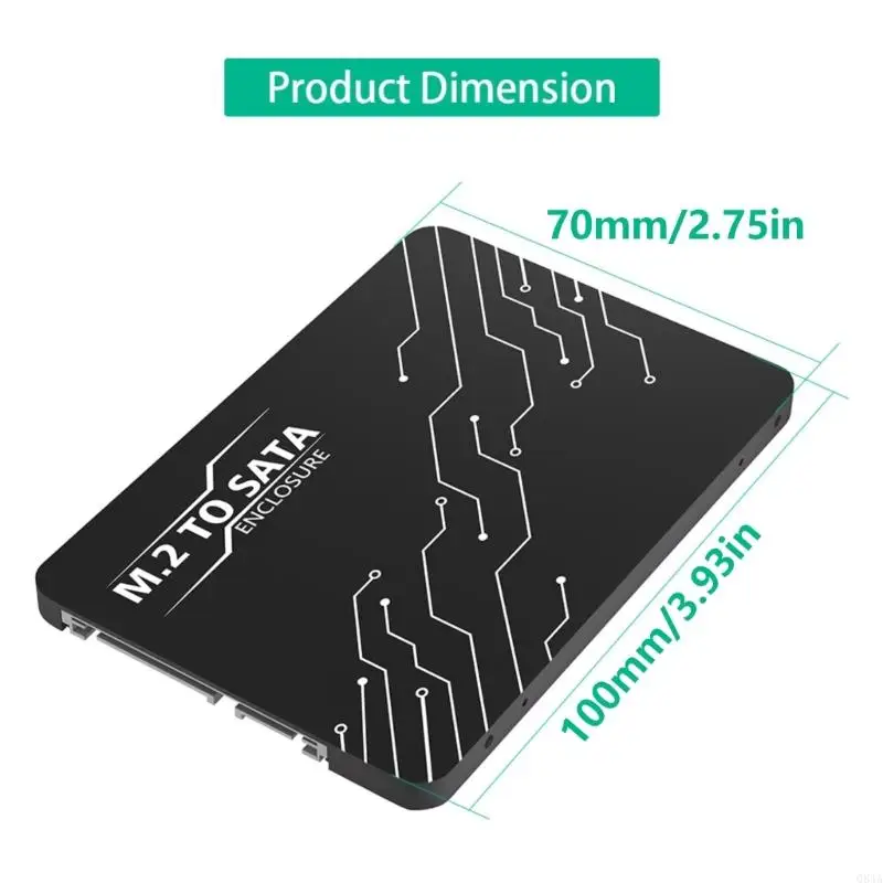 Q84A M.2 KEY NVME SSDS TO SATA3.0 2.5 "Bộ điều hợp NVME SSDS Trình chuyển đổi Risercard