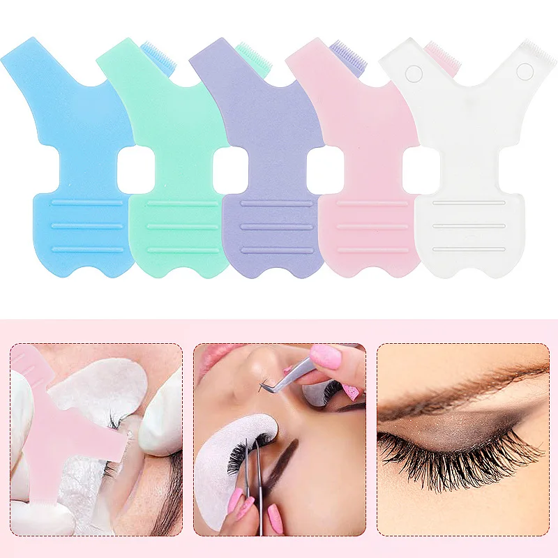 10pcs New Style Y-shaped Brush for Lash Lifting Eyelash Perm Grafting Microbrush False Lashes Curler Applicator Comb Makeup Tool