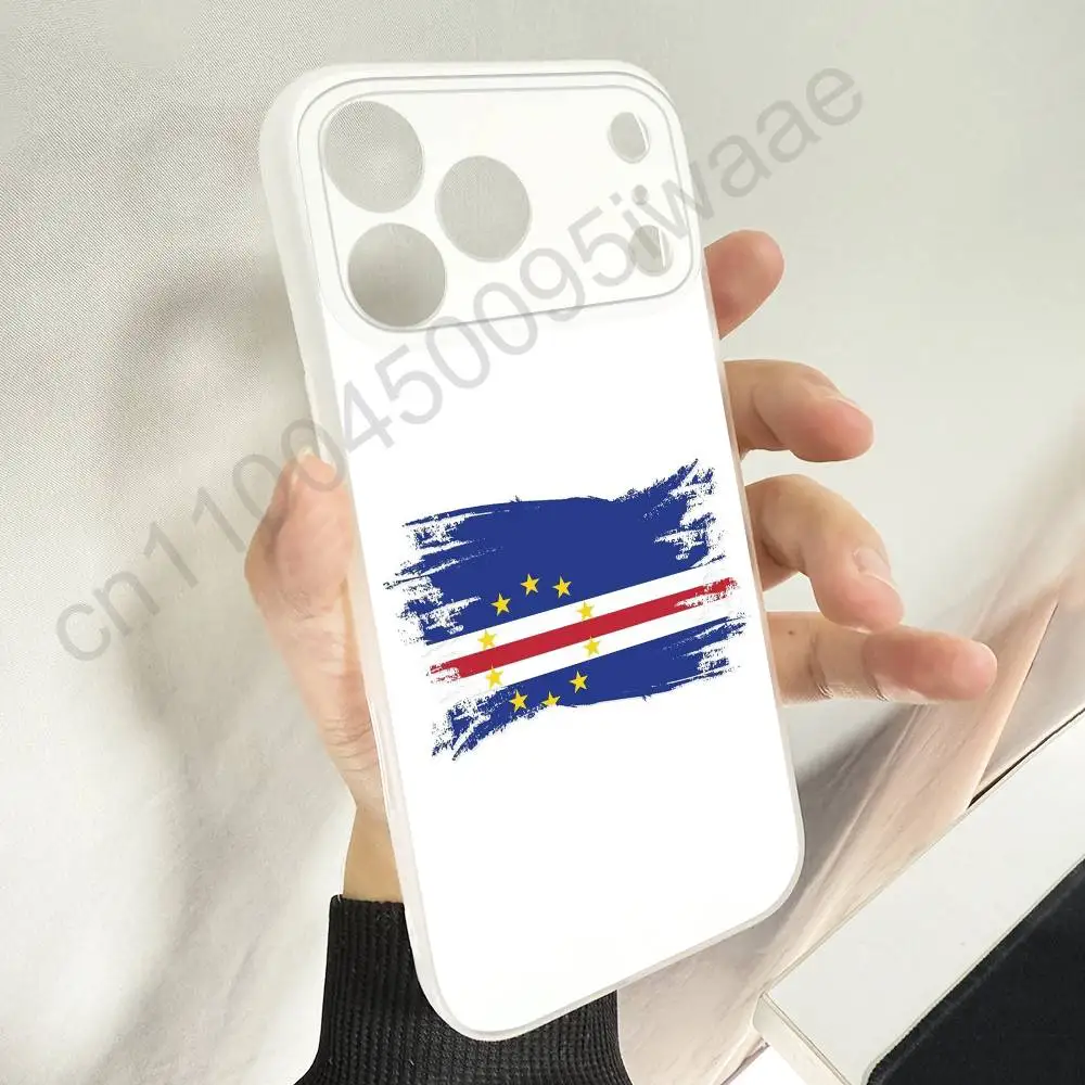 أفريقيا كيب فيردي جواز السفر العلم جراب هاتف آيفون 12,16,11,14,13,17,15,Plus,E,Pro,Max,Air,Mini Magsafe المغناطيسي متجمد #6