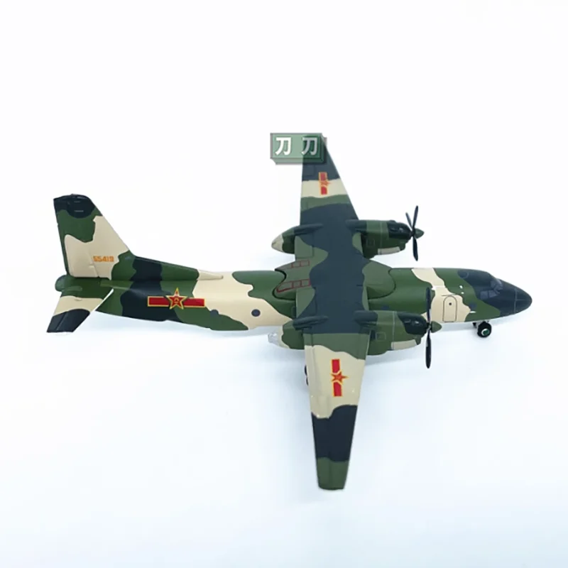 1:400 مقياس القوات الجوية الصينية Y-7 Y7 النقل سبيكة نموذج طائرة جمع عرض بوتيك الديكور