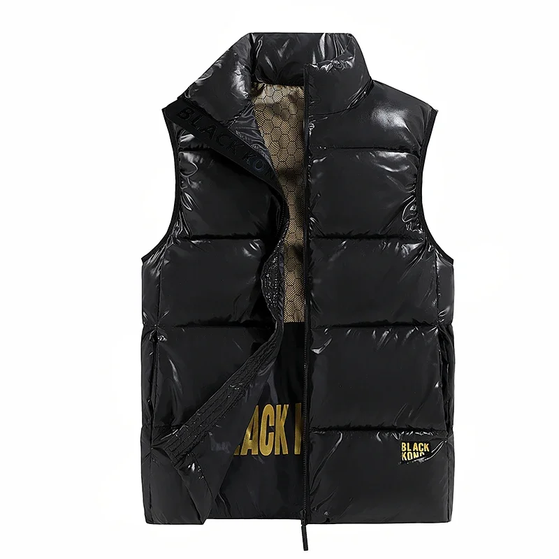 Winter Puffer Vest Windproof Sleeveless Jacket Parkas Women Vest Jackets Male Casual Thick Warm Cotton Padded Waistcoat Men