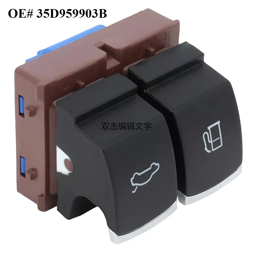 35D959903B Car Front Door Button Trunk Release Switch for Volkswagen Jetta 2005-2012 Tail Cover Switch Car Accessories