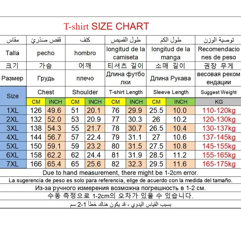 1PC/2PCS Summer T-shirt Shorts Set for Men Plus Size 1XL-7XL Short Sleeve Tees Shorts Casual Beach Sport Tops Man Suit 110-180KG