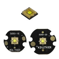 L50 20W 6000mA 1500 Lumens 6000K 8000K SMD 5050 LED on KDLITKER DTP Copper MCPCB Flashlight DIY Long Throw