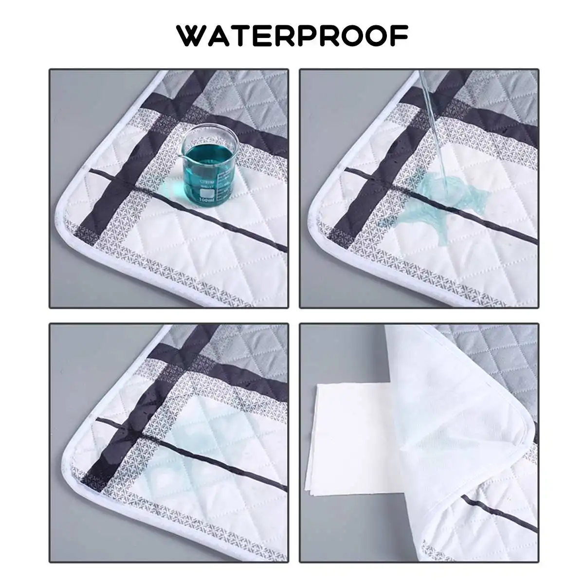 Waterproof Washable Protector Cover Kids Adult Incontinence Bed Pad Reusable Changing Pad Sheet Urine Mat Nappy Diaper Mattress