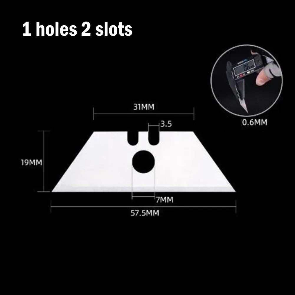 10 шт./набор, трапециевидные сменные лезвия