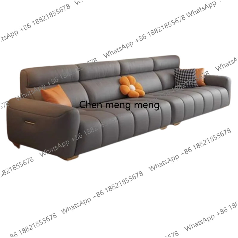 Minimalistic Individual Filler Sofa Living Room Elegant Lounge Puffs Sofa Luxury Nordic Leather Muebles Para El Hogar Furniture