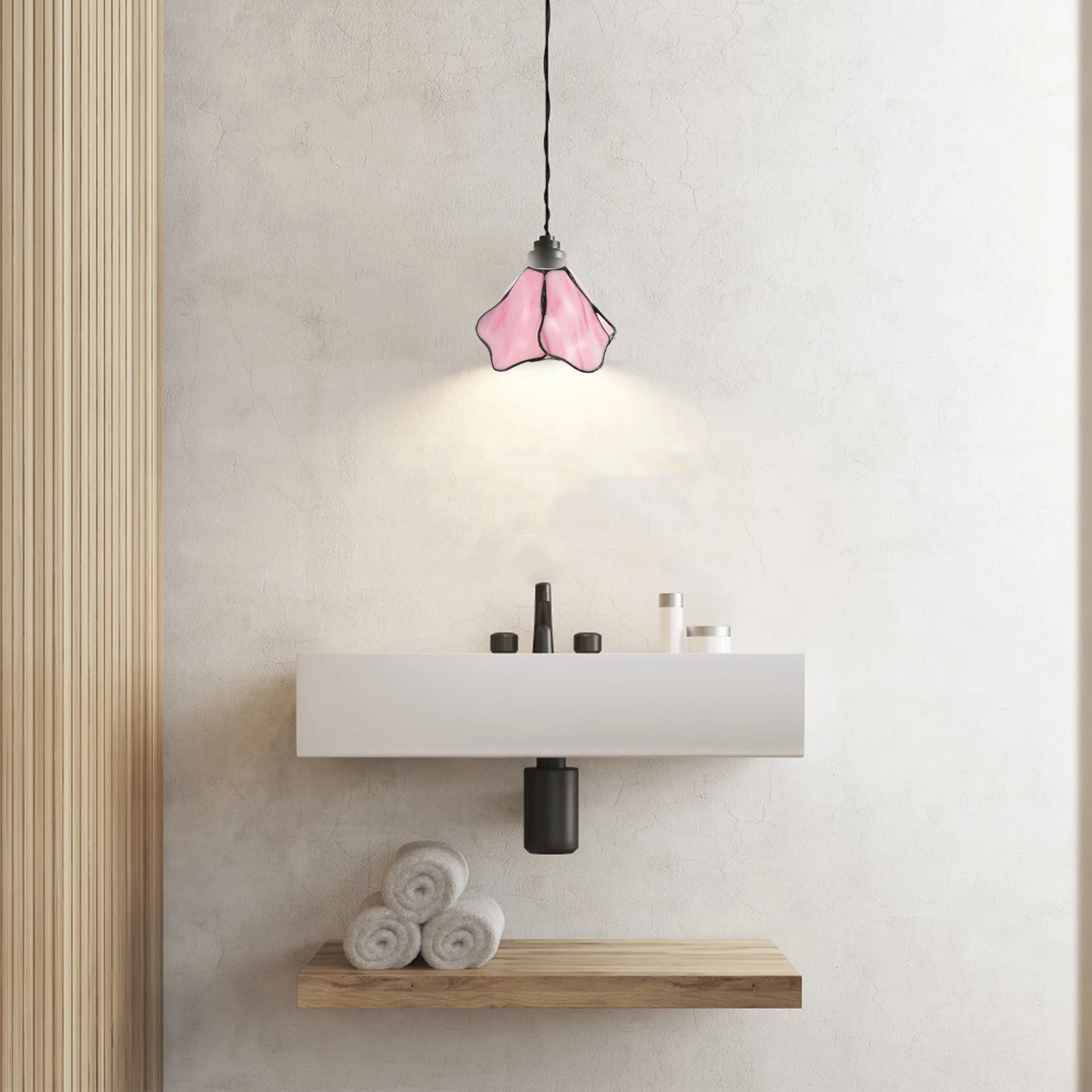 

Delicate Lotus Shape Glass Lampshade Exquisite Decorative Lighting Accessory for Home Bedroom Living Room Use Lamp Cover