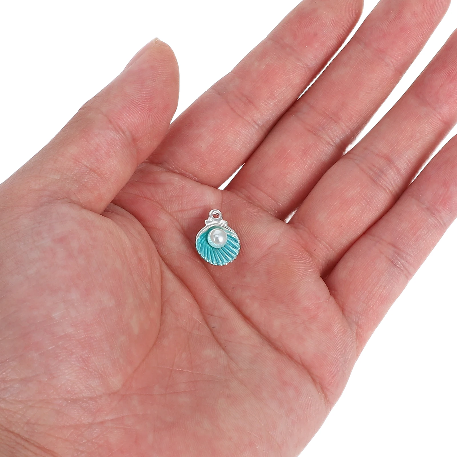 

30 Pcs Shell Pendant Charms for Jewelry Making Alloy Bowknot Pendants Decoration Earrings Bracelet Accessories Decorative