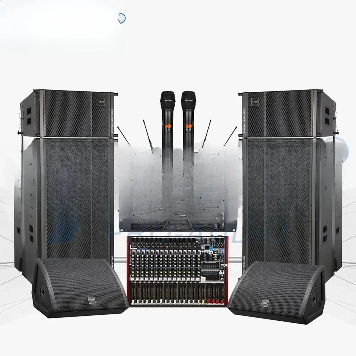 10-Inch line array speaker subwoofer waterproof professional speaker public address system outdoor speaker full set