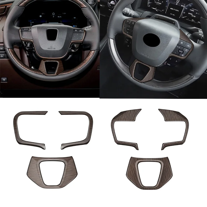 For Toyota Alphard Vellfire 40 Series 2023 2024 ABS Steering Wheel Decorative Cover inner direction button cover Car accessories