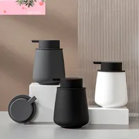 300ml Foaming Soap Dispenser Bathroom Ceramic Emulsion Shampoo Bottles Hair Conditioner Hand Washing Empty Refill Sub-bottle