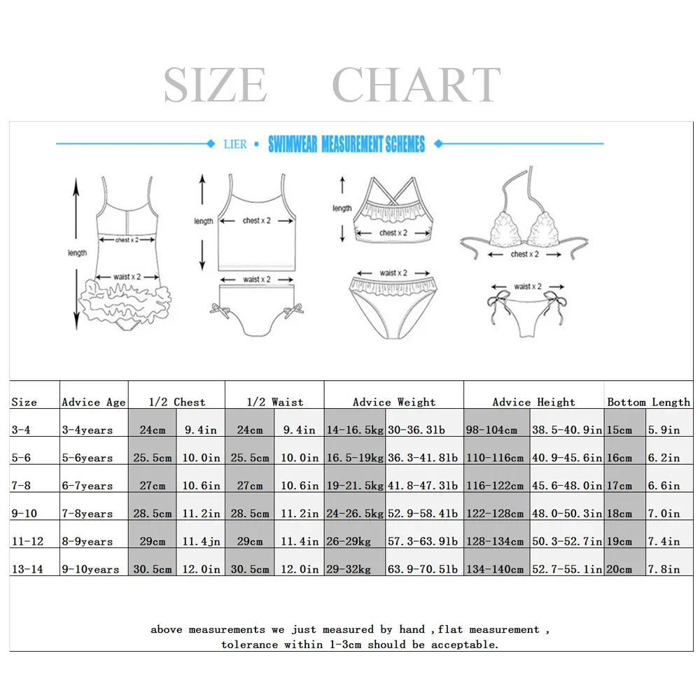 Costumi da bagno per neonate 2 pezzi costume da bagno stampa bikini per ragazza set 3-10 anni costumi da bagno per bambini costumi da bagno per