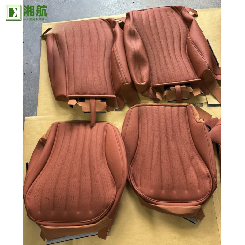 

Suitable for benz Luxury Burgundy NAPPA Leather Car Seat Covers