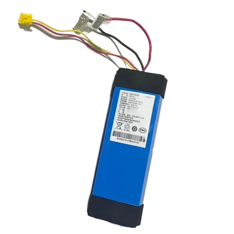 SZ2101 Battery 4000mAh-6000mAh for ShunZao SZ2101 H100PRO for Xiaomi Mijia Truclean W10 Ultra Wet Dry B305GL MJGWXDJ Battery