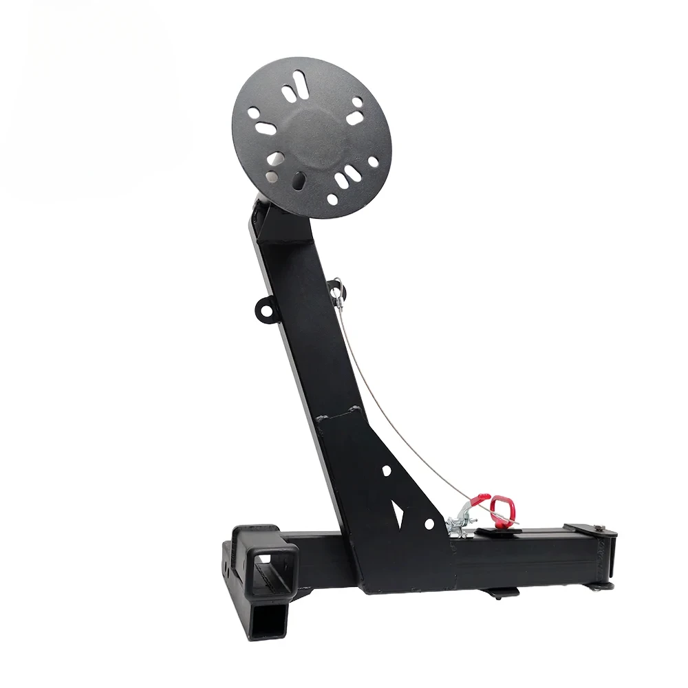 

Ambull Factory Off-Road Vehicle Hitch Carbon Steel Spare Tire Rack for Defender Trailers New Condition