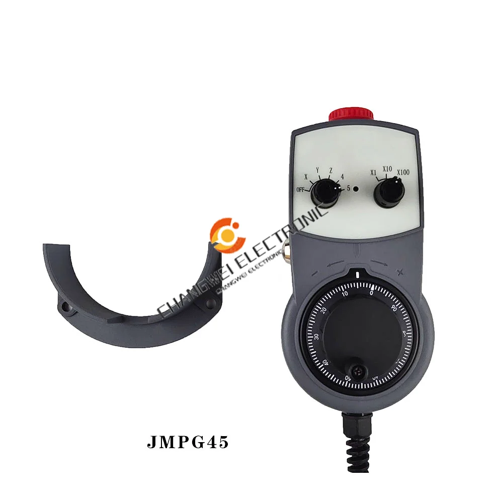 CNC Electronic Handwheel Standard 5v MPG Mach3 4-Axis 5-Axis 6-Axis Motion Control System, Emergency Stop Electronic Handwheel