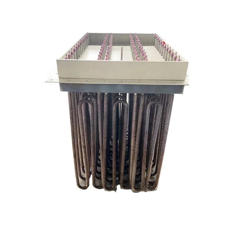 Heating Box Finned Tube heat exchange air cooler Oven Air duct electric heating pipe