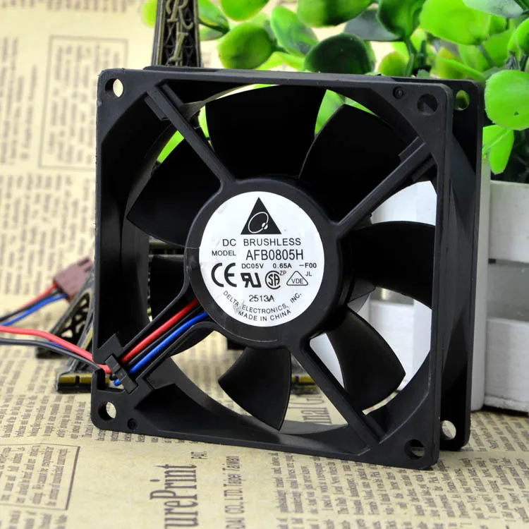 

8025 8CM COMPUTER CASE FAN 5V 0.65A AFB0805H-FOO SPEED DETECTION