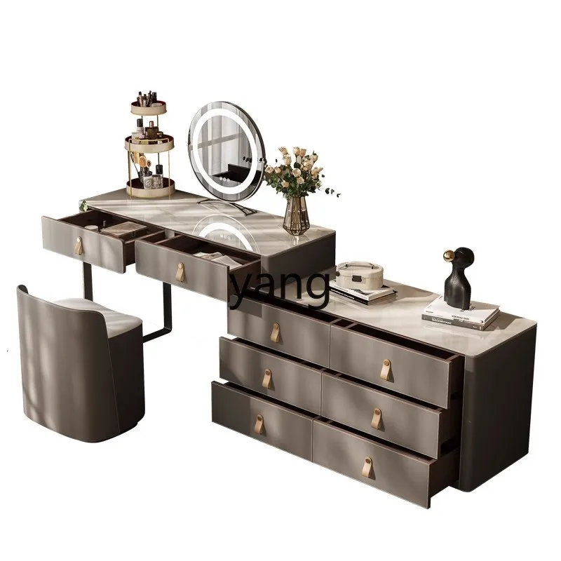 

LMM simple and high-end master bedroom bedside storage cabinet chest integrated makeup table