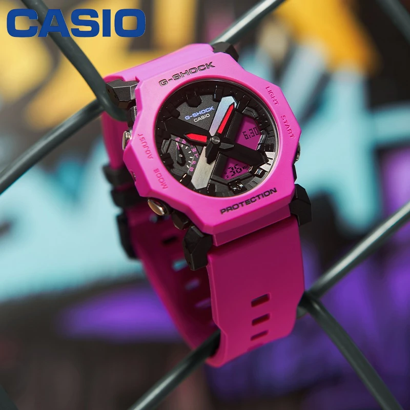 Casio New G-Shock GA-2300 Series Unisex Sport Watch 100M Water Resistant Shockproof LED Backlight Multi Function