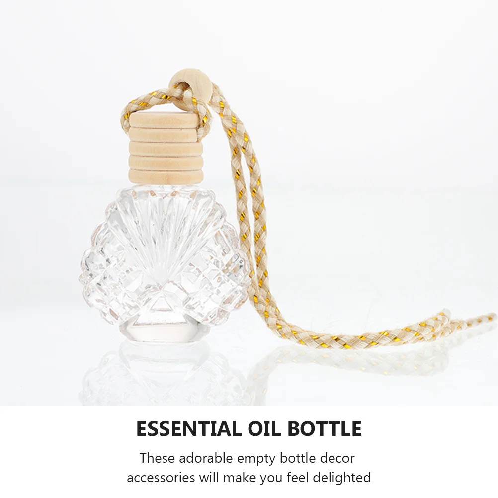 

6Pcs Car Perfume Bottle Hanging Decor Perfect Size Essential Oil Diffuser Pendant Aromatherapy Car Scent Accessory