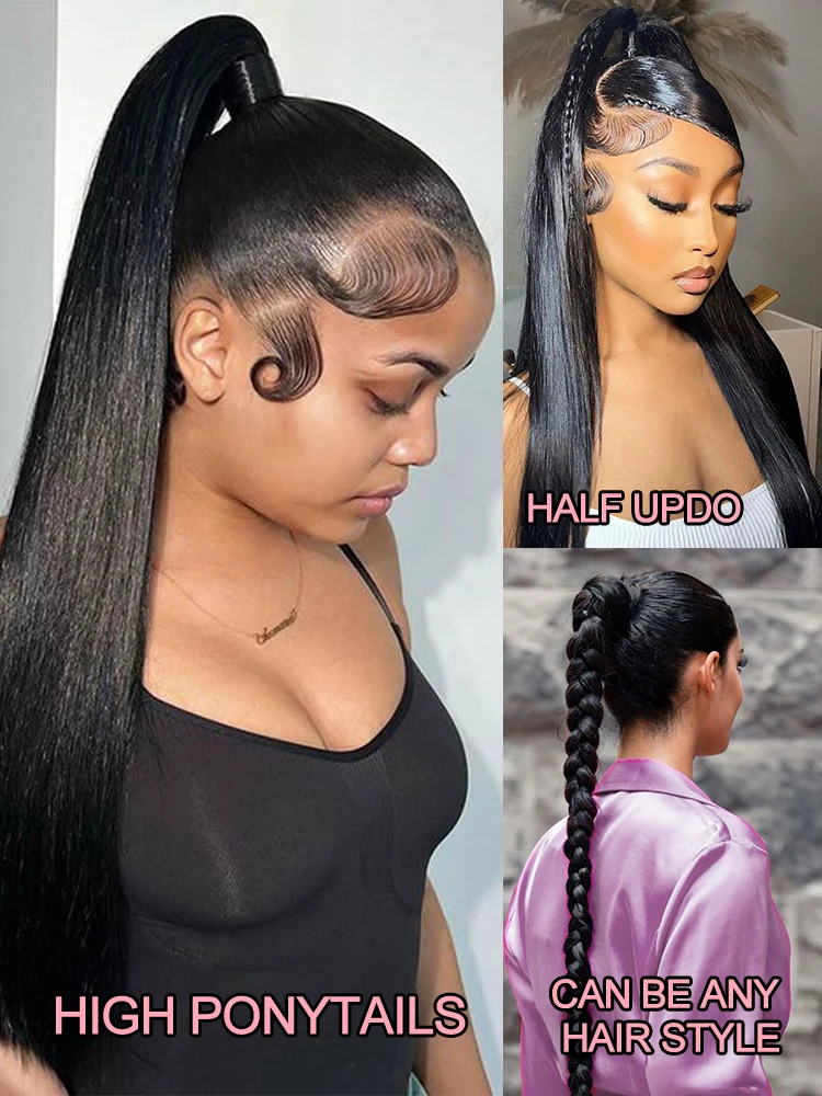 40 46 بوصة مستقيم 13x6 HD الدانتيل الشفاف الجبهة الباروكات شعر الإنسان غلويليس 13x4 الدانتيل الباروكات الأمامية للنساء 250 الكثافة الباروكات