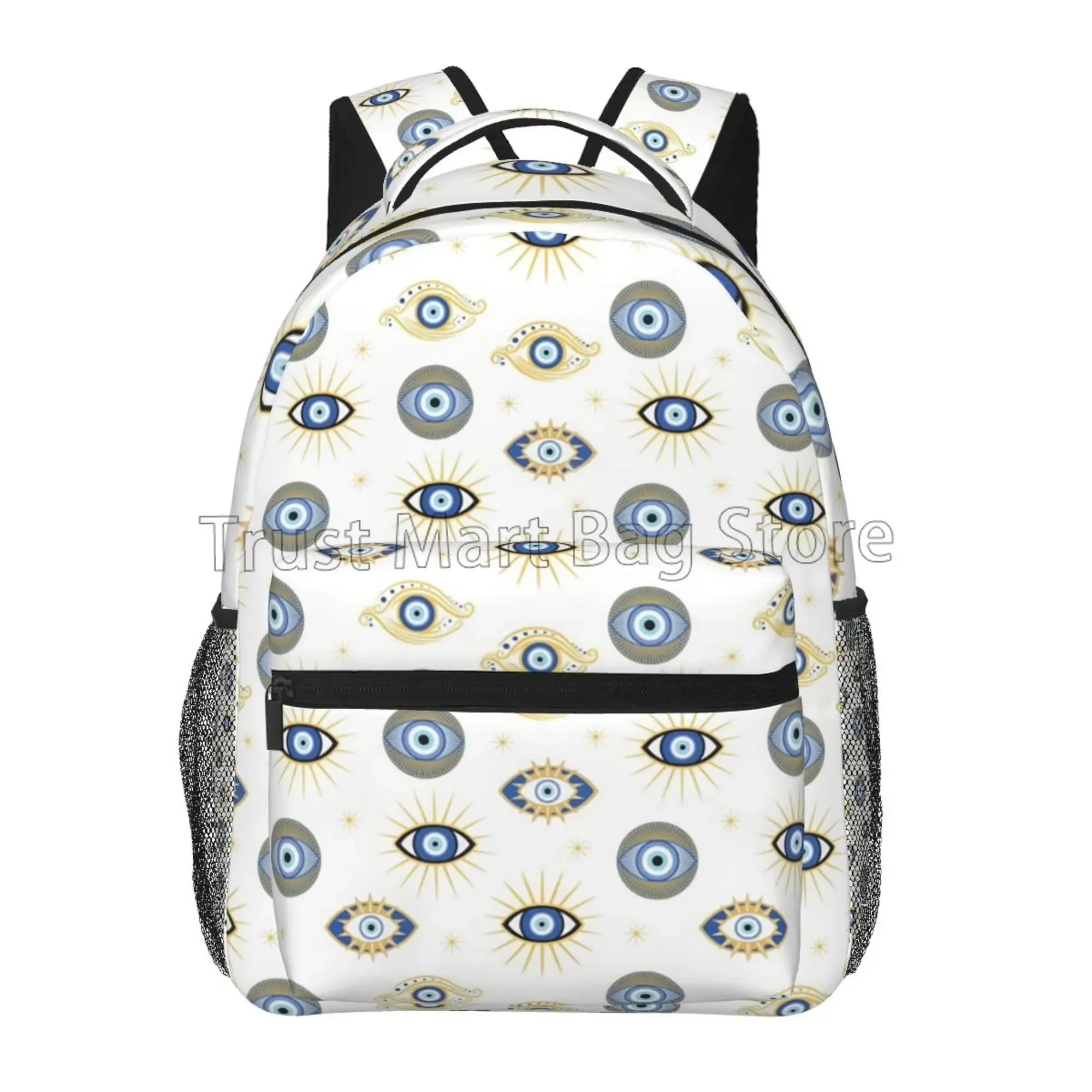 

Evil Eye Backpack Bookbags Laptop Backpack for Boys Girls Teens College Backpack Lightweight Water Resistant Travel Bookbag