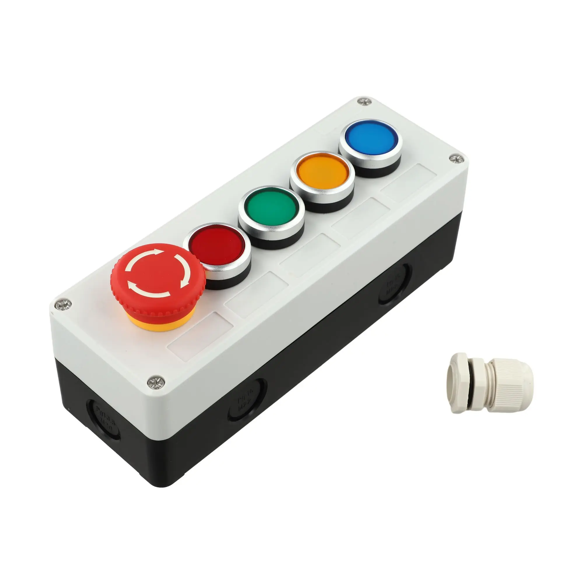 Push Button Switch Control Box 22mm with IP65 Waterproof Rating Dustproof and Rust Features for Enhanced Safety