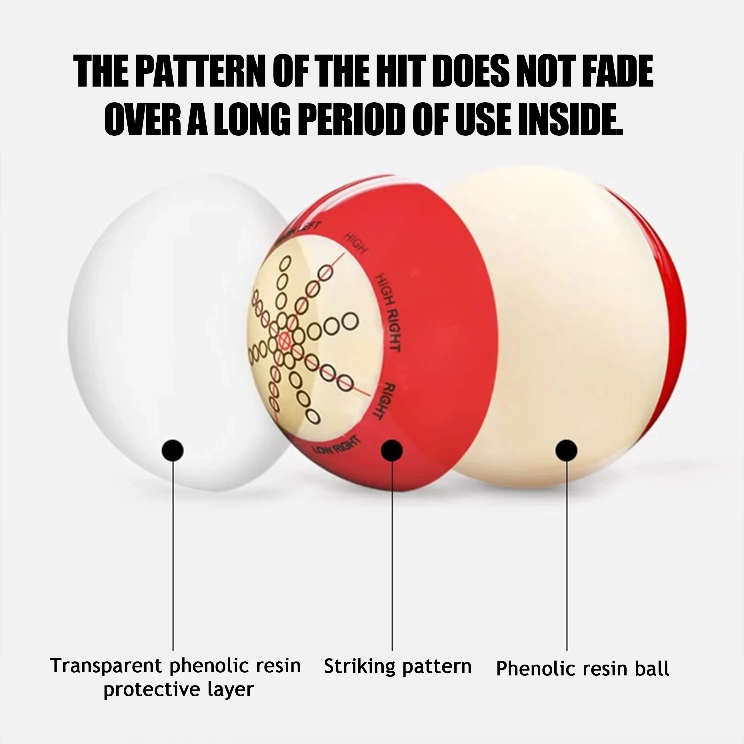 Kit de prática de bilhar de piscina 3 em 1 - bola de treinamento de tacos, bolsa de proteção com zíper, pó de giz azul - perfeito para iniciantes e profissionais