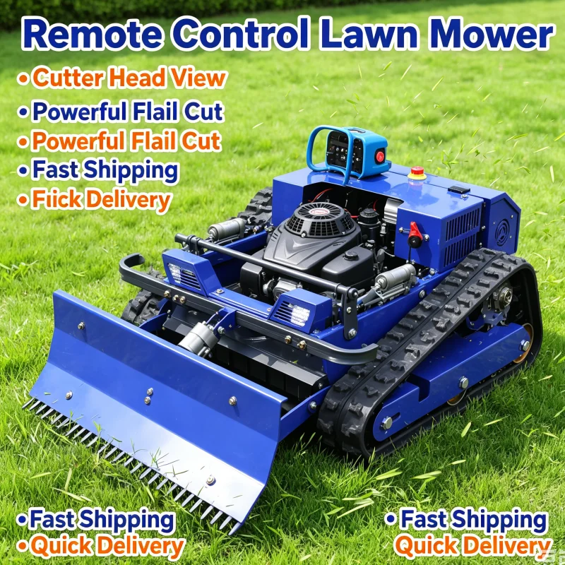Customised Popular Lawn Mower Robot With Snow Shovel Adjustable Cutting Height High Torque For Home Lawn