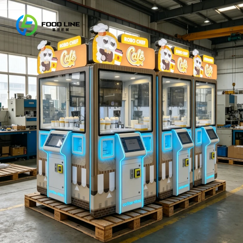 Customized Automatic Coffee Vending Machine, Multi-Function Touch Screen Student Unmanned Coffee Kiosk Equipment