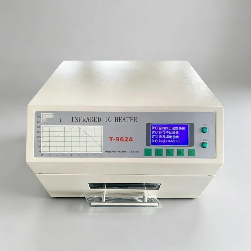 T-962A Desktop Reflow Oven Infrared IC Heater Soldering Machine 1500W 300*320mm T962A for BGA SMD SMT Rework
