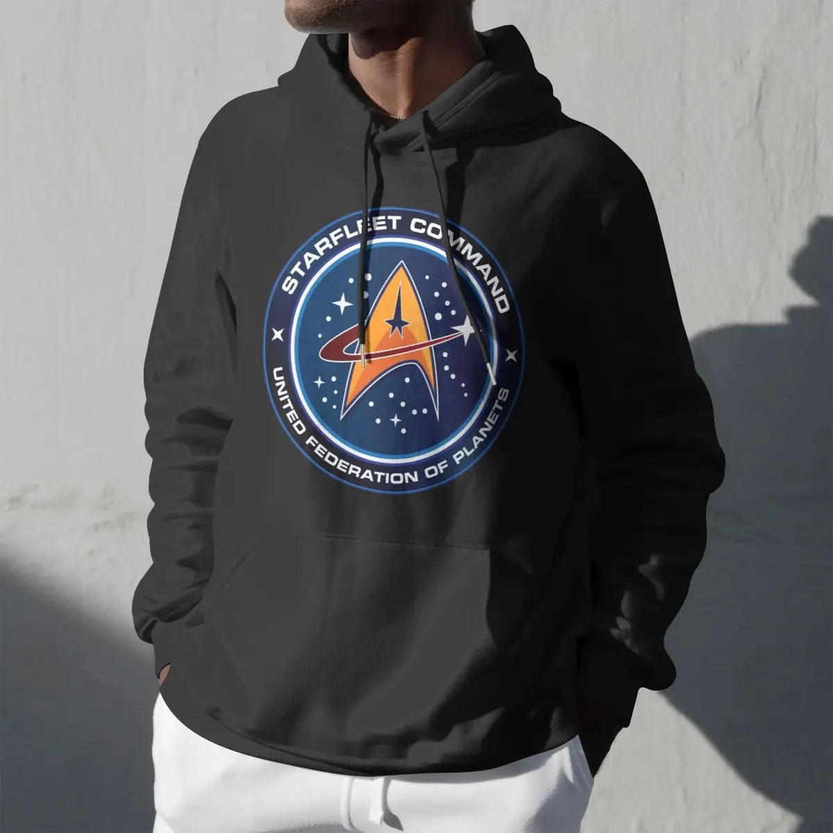 Star Treks-Sudadera con capucha para hombre y mujer, camisa de manga larga con estampado gráfico, forro polar, a la moda