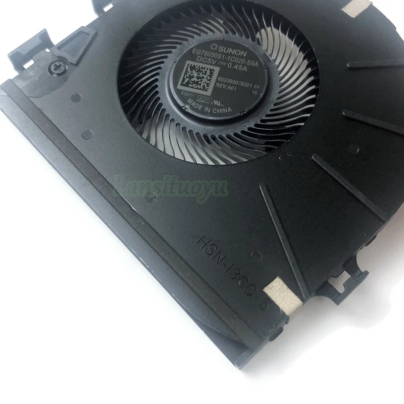 Fan ew ririginal apaptop fan fan fan fan oling ventilador para lililililitebook 850 855 7 7 oooler adiadiador EG75050S1-1C020-S9A ND85C21-19G14 M05261-001