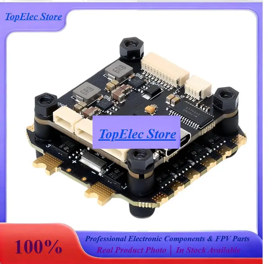 TopessFlight Stack H743 Stack ICM42688P Flight Controller BLHELI_S 70A/80A 4in1 ESC 30.5X30.5mm 2-6S For FPV Freestyle Drones Pa