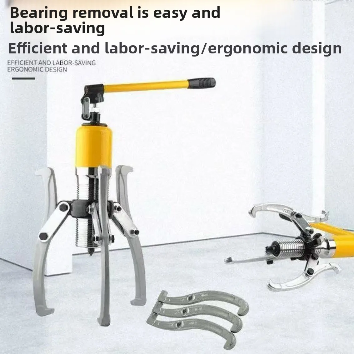 Integral hydraulic two-claw three-grip universal tool puller removal bearing puller tool puller manual