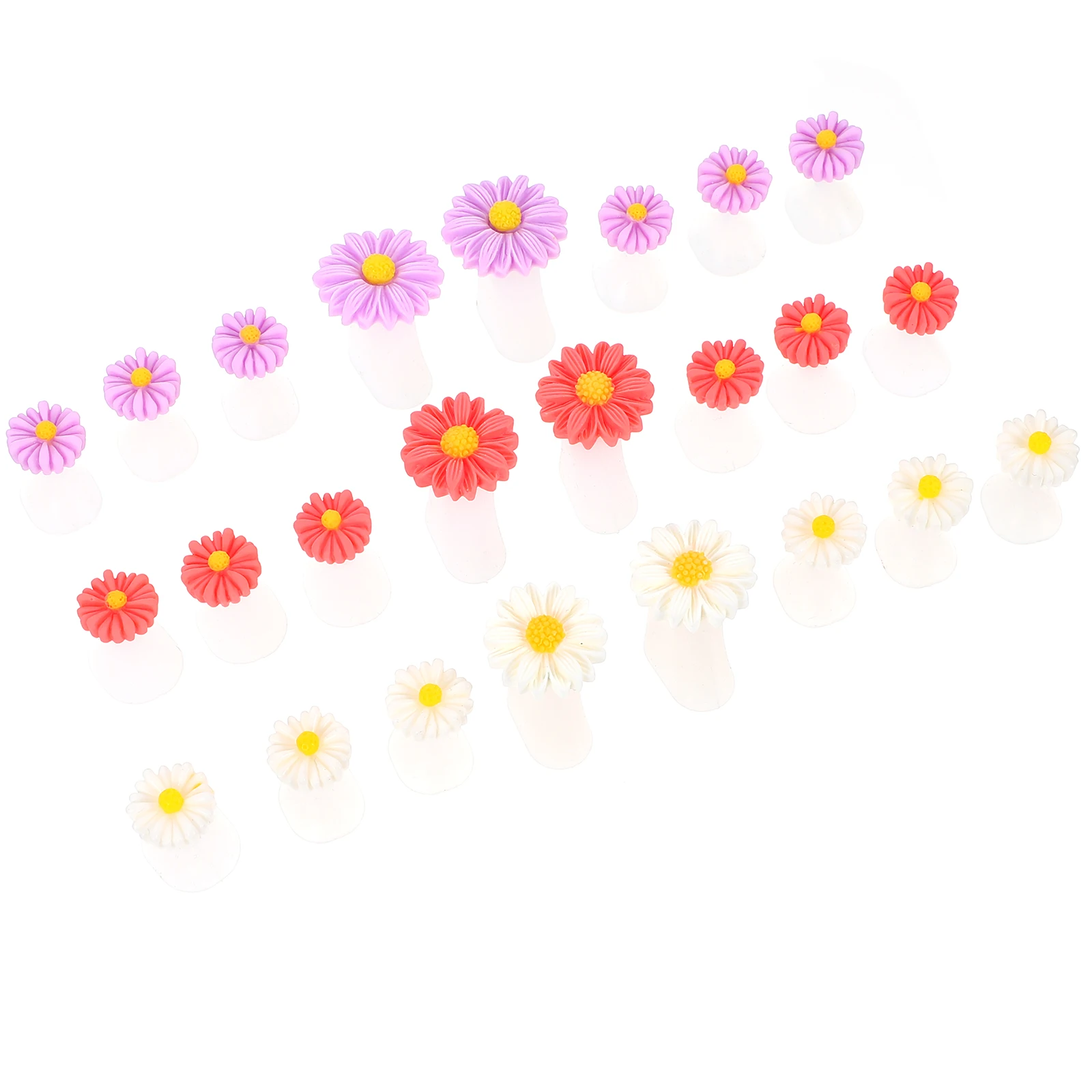 

24Pcs Silicone Toe Separators Daisy Washable Nail Art Pedicure Tool Toe Protector Divider Pedicure Tool