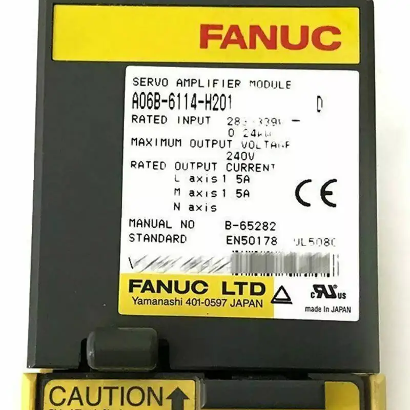 

A06B-6114-H201 New Fanuc Servo Driver IN STOCK Fast ship