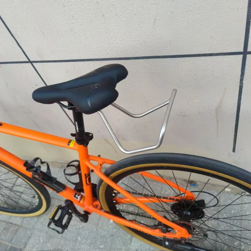 Portaequipajes trasero para bicicleta de acero inoxidable, resistente y ligero, portaequipajes integrado para bicicleta de montaña y carretera, accesorios para ciclismo