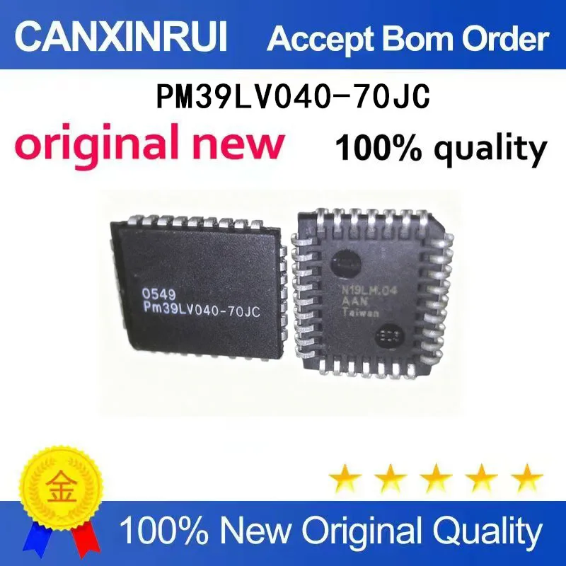 

(5-100 Pieces) New stock PM39LV040-70JC PLCC