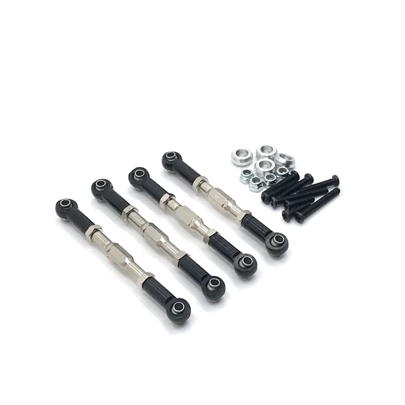 

Upgrade Metal 4PCS Adjustable Tie Rod For WPL C14 C24 B14 B24 MN D90 D91 D96 99S HengLong FeiYu JJRC RC Car Parts