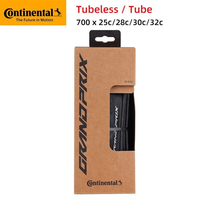

Continental Grand Prix Tubeless/Tube Type 700 x 25c/ 28c/30c/32c Road Bicycle Tyre Clincher Bike Tyre Boxed 4 Layer 240TPI